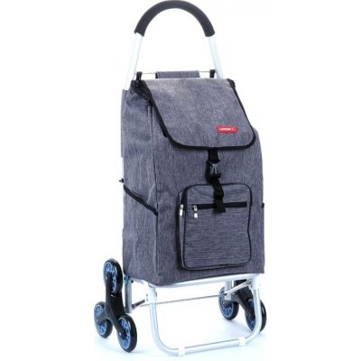 Lorenbag - Laurent S01 Nákupní vozík na kolečkách do schodů šestikolový, šedá – Hledejceny.cz