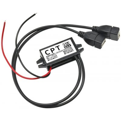 Měnič napětí (step-down) voděodolný s USB, 15W (7V-20V na 5V 3A) – Zboží Mobilmania