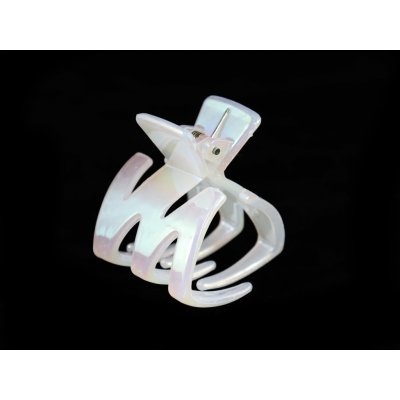 Skřipec na vlasy Barva: bílá – Zboží Dáma