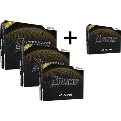 Srixon Z-Star 9 s vlastním postiskem 3+1 48 ks – Hledejceny.cz