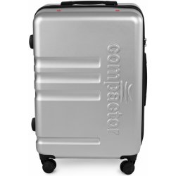 Compactor Hybrid Luggage L Vacuum System stříbrá 46,5 x 26 x 68 cm