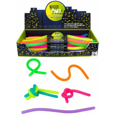 Trendhaus Power Schnur šňůrka svítící ve tmě fialová 30 cm – Zboží Dáma