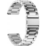 Techsuit Watchband 22mm W010 - Samsung Galaxy Watch 46mm/Watch 3/Gear S3, Huawei Watch GT/GT 2/GT 3 46mm - Silver KF2313153 – Sleviste.cz