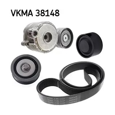 SKF Sada drážkových klínových řemenů SK VKMA38148 – Zboží Mobilmania