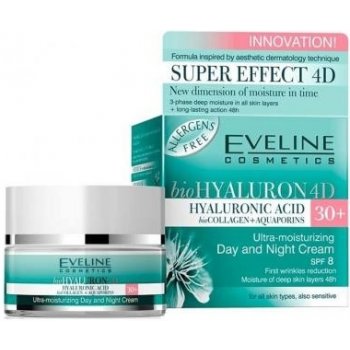 Eveline Cosmetics BioHyaluron 4D denní a noční krém 30+ 50 ml