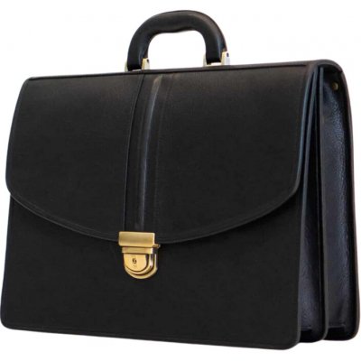 Papillon Kožená aktovka No. 99 Black – Zboží Dáma
