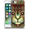 Pouzdro a kryt na mobilní telefon Apple Pouzdro HEAD CASE Apple iPhone 7 AZTEC KOČKA