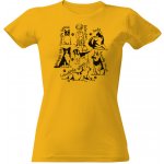 Tričko s potiskem Originalni se psem Zlatá – Zboží Mobilmania