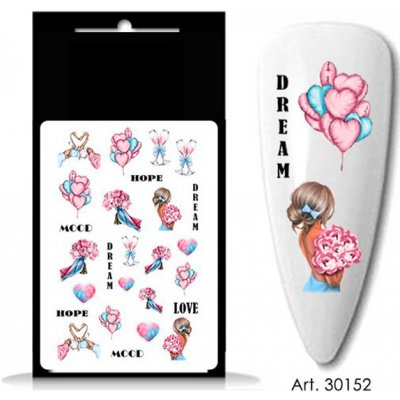 BIO nails vodolepka 30152 láska – Zboží Mobilmania
