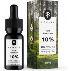 Full Spectrum CBD Konopný olej 10% 1000 mg 10 ml