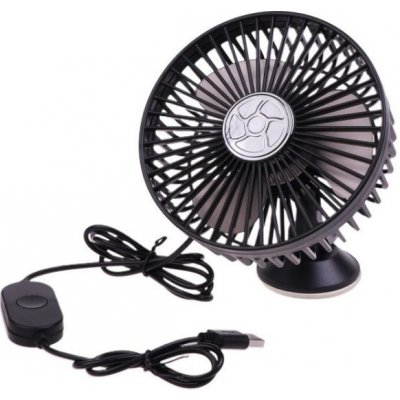 Otočný USB ventilátor do auta – Sleviste.cz