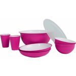 Omada Sanaliving kempingové nádobí Set 8pcs Fucsia 8022365334202 – Zboží Dáma