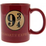 CurePink Červený keramický hrnek Harry Potter: Platform 9 3 4 Hogwarts Express 315 ml – Zboží Mobilmania