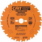 CMT Industrial Pilový kotouč pro podélné řezy D250x2,8 d30 Z24 HM – Hledejceny.cz