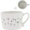 Hrnek a šálek Bastion Collections Hrnek DAISIES in black/titane RJ CUP 121 BT 300 ml