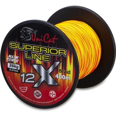 Uni Cat Šňůra 12 X Superior Line 400m 0,50mm 51kg – Zbozi.Blesk.cz