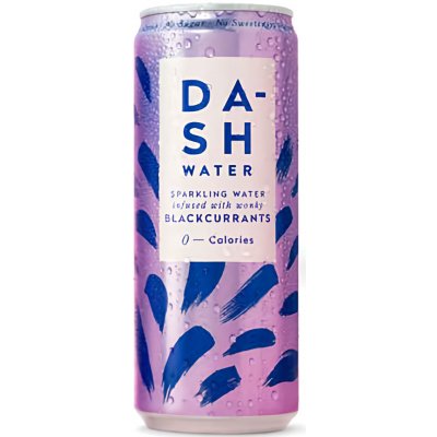 DASH Perlivá voda černý rybíz 330 ml – Hledejceny.cz