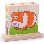 Bigjigs Baby Nasazovací kostky zvířátka – Sleviste.cz