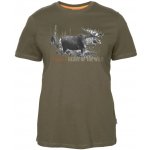 Tričko Pinewood Moose 3466-209 hnědá – Hledejceny.cz