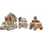 Clayre & Eef Vánoční perníkový vláček Gingerbread Train - 33*10*15 cm - Clayre & Eef – Hledejceny.cz