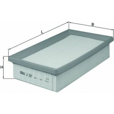 MAHLE ORIGINAL Vzduchový filtr LX3597 – Hledejceny.cz