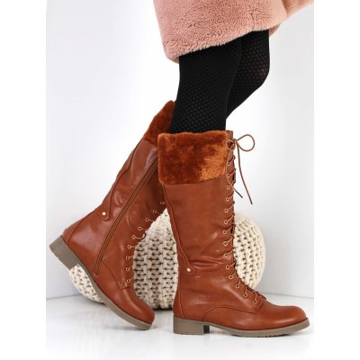 Desun dámské šněrovací kozačky 912TA – Zboží Dáma