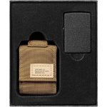 ZIPPO SADA TAKTICKÉ POUZDRO + 26075 BLACK CRACKLE™ Coyote 30057 – Hledejceny.cz