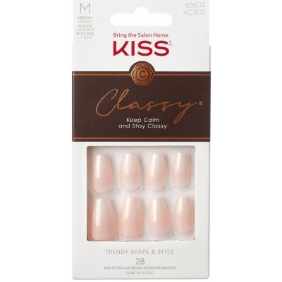 KISS Nalepovací nehty Classy Nails Cozy Meets Cute 28 ks – Zboží Dáma
