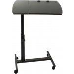 Verk 06203 Stůl pro notebook vysoký černý – Zboží Živě