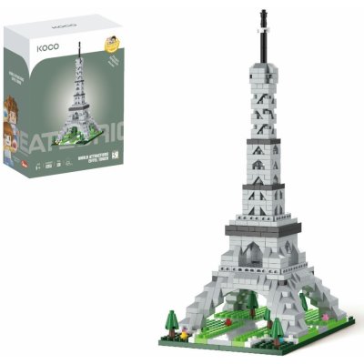 KOCO Stavebnice mini Eiffelova věž 538 ks – Zboží Mobilmania