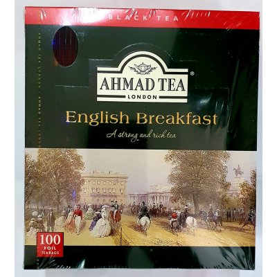 Ahmad Tea English Breakfast bez šňůrky 100 x 2 g – Zboží Mobilmania