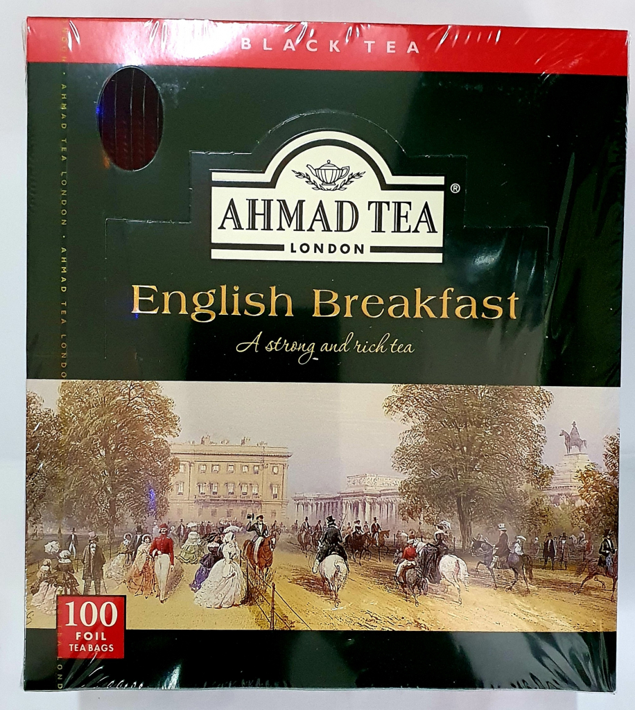 Ahmad Tea English Breakfast bez šňůrky 100 x 2 g