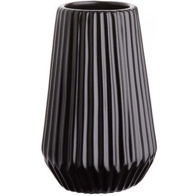 Butlers RIFFLE Váza 13,5 cm - černá – Zboží Dáma