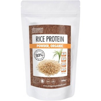 Dragon Superfoods rýžový protein 83% BIO RAW 200 g