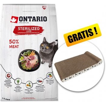 Ontario Cat Sterilised Lamb 6,5 kg