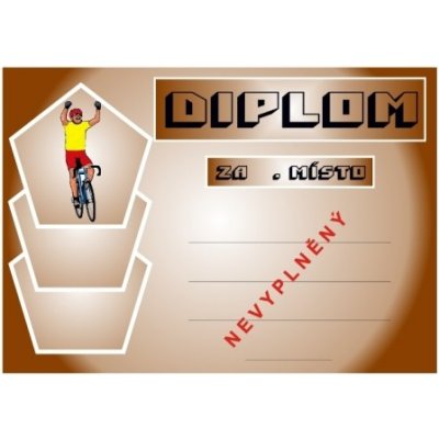 VIZINGR Cyklistika diplom A4 č.10 Cykl.č.10-A4 BEZ TEXTU – Zbozi.Blesk.cz