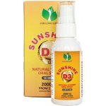 For long life SUNSHINE přírodní vitamín D3 spray 2000 IU BEZ CHEMIE 50 ml 120 dní – Hledejceny.cz