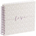 Hama album klasické spirálové ROMANCE 28x24 cm, 40 stran, bílé listy – Hledejceny.cz