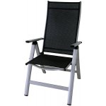 Zahradní křeslo Sun Garden Křeslo LONDON stříbrná/černá – Sleviste.cz