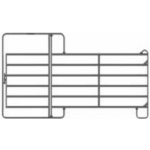 Panel Texas 3,6 m s dvířky rozměr 2100x3600 mm – Hledejceny.cz