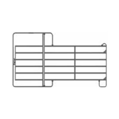 Panel Texas 3,6 m s dvířky rozměr 2100x3600 mm – Hledejceny.cz