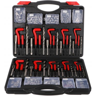 Sada na opravu závitů MECHANIC THREAD SET 261, M5 - M12, 1/4UNC-1/2UNC, 261ks – Hledejceny.cz