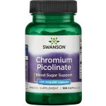 Swanson Chrom Pikolinát 200 mcg 100 kapslí – Hledejceny.cz