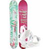Snowboard set STUF Amber Rocker + Stuf Air 21/22