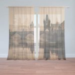 Sablio Záclony Praha Karlův most 1: 2ks 150x250cm – Hledejceny.cz