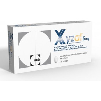 XYZAL POR 5MG TBL FLM 14