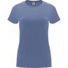 Dámská Trička Capri dámské tričko s krátkým rukávem Blue Denim