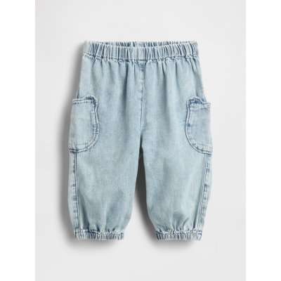 GAP Baby džíny Bear Pocket Joggers Unisex modrá – Zboží Dáma