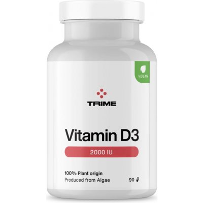 Trime Vitamín D3, cholekalciferol 2000 IU 90 kapslí