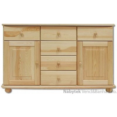 Drewmax prádelník z masivního dřeva borovice KD136 pacyg – Zboží Dáma